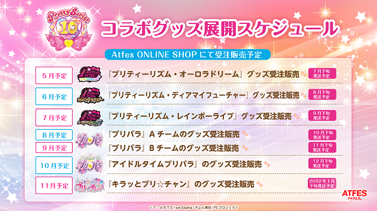 プリティーシリーズ10周年コラボ 第三弾！「プリティーリズム